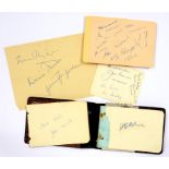 AUTOGRAPHS. SPORT AND ENTERTAINMENT, INCLUDING FOOTBALLERS, NEW ZEALAND CRICKET TEAM 1949, ENGLISH