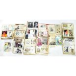 AUTOGRAPHS. AN EXTENSIVE COLLECTION OF SIGNED FIRST DAY COVERS, PHOTOGRAPHS AND PIECES, SPORTSMEN