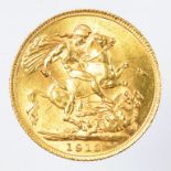 GOLD COIN. SOVEREIGN 1913