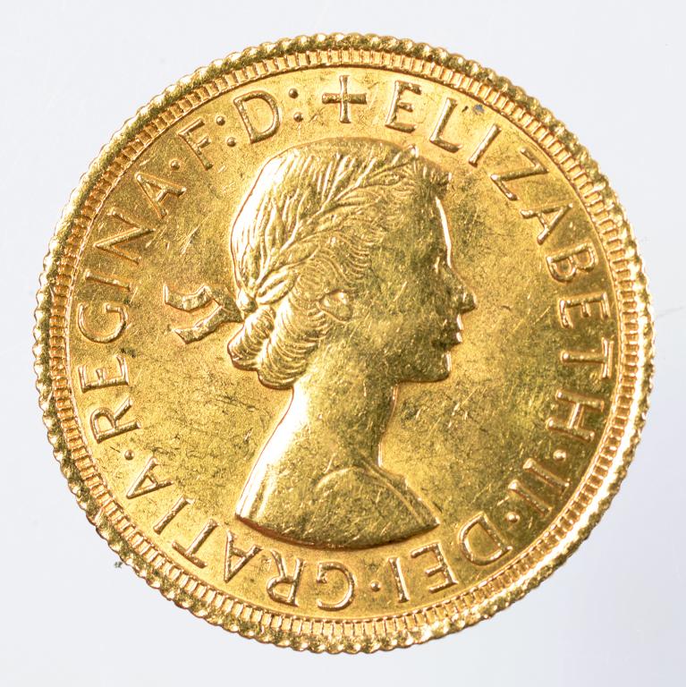 GOLD COIN. SOVEREIGN 1964 - Image 2 of 2