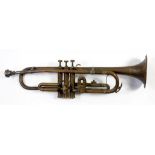 A BRASS TRUMPET