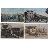 WORLD WAR ONE. A COLLECTION OF POSTCARDS OF LEICESTERSHIRE INTEREST, C1905-20 many real