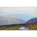 FREDERICK JOHN WIDGERY (1861-1942) EXMOOR signed, watercolour, 18 x 27.5cm ++In good condition in