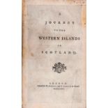 [JOHNSON (SAMUEL)] A JOURNEY TO THE WESTERN ISLANDS OF SCOTLAND, 1775 8vo, first edition with twelve