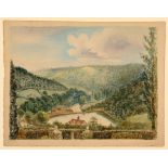 THOMAS MARTIN RADALL (1786-1859) TWO VIEWS IN COALBROOKDALE one signed with initials and inscribed