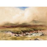 •†WYCLIFFE EGGINTON, RI, RCA (1875-1951) MOEL SIABOD signed, watercolour, 26 x 36cm Provenance: