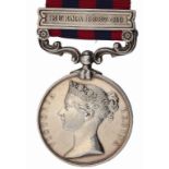 INDIA GENERAL SERVICE MEDAL, one clasp Burma1887-89 4219 PTE J HENRY 4TH BN RIF BRIG