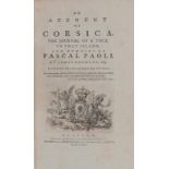 BOSWELL (JAMES) AN ACCOUNT OF CORSICA THE JOURNAL OF A TOUR TO THAT ISLAND AND MEMOIRS OF PASCAL