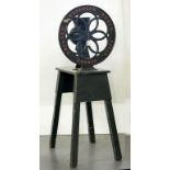 A VICTORIAN CAST IRON MECH'S 'SURPRISE' MILL, WHEEL INSCRIBED RANDOLPH MECH POOLE DORSET ENGLAND,