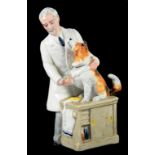 A ROYAL DOULTON BONE CHINA FIGURE OF THANKS DOC!, 22.5CM H, PRINTED MARK, C1974