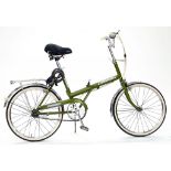 VINTAGE BICYCLE. A RALEIGH 20, FOLDING BICYCLE, C1970 WITH ORIGINAL SPANNER IN EXCEPTIONAL