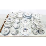 AN EXTENSIVE ROYAL DOULTON BONE CHINA OLD COLONY PATTERN DINNER SERVICE