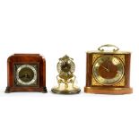 THREE MANTLE CLOCKS