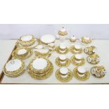 AN EXTENSIVE WEDGWOOD BONE CHINA FLORAL TAPESTRY DINNER SERVICE