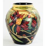 A MOORCROFT VASE, 21CM H, IMPRESSED AND PAINTED MARKS