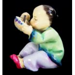 A ROYAL WORCESTER FIGURE OF CHINA FROM THE CHILDREN'S WORLD SERIES MODELLED BY F G DOUGHTY, 5.5CM H,