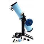 A FULLERSCOPES 27CM ASTRONOMICAL REFLECTING TELESCOPE WITH COUNTER BALANCED TRIPOD AND VARIOUS