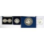 UNITED KINGDOM PROOF / FDC SILVER COINS, COMPRISING BRITANNIA TWO POUNDS, 1989 TWO POUNDS TWO COIN