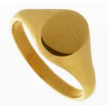 AN 18CT GOLD GENTLEMAN'S SIGNET RING, 8.4G