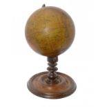 AN ENGLISH 6 INCH TERRESTRIAL GLOBE NEWTON'S NEW & IMPROVED TERRESTRIAL GLOBE LONDON NEWTON & SON 66