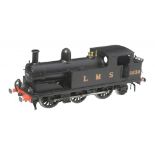 A LEEDS MODEL CO O GAUGE ( 7MM) 20 VOLT ELECTRIC O-6-2 TANK LOCOMOTIVE in LMS livery and the
