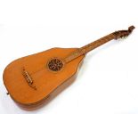 AN EARLY 20TH CENTURY GERMAN LUTE GUITAR