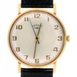 A ROTARY 9CT GOLD GENTLEMAN'S WRISTWATCH