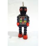 A mid 1960's Japanese clockwork tin plate robot,