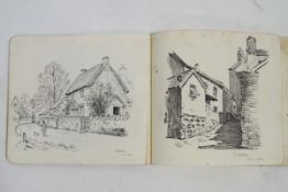 Two pencil sketch books by George H.