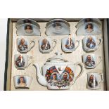 A child's porcelain tea service,