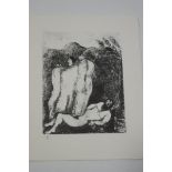 After Marc Chagall Bible 1956, Planche I, V and CII engravings,