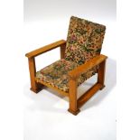 A 1950's child's reclining chair,