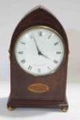 A 20th century Comitti of London lancet mantel clock,