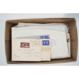 A box of over one hundred GB first day covers,