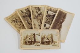 A collection of Boer War stereo cards by Underwood & Underwood (10)