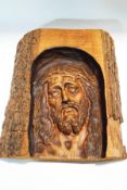 An Italian walnut carving of Jesus Christ,