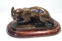 John Skeaping, bronze of cats fighting Signed and numbered 6/20, 9.