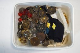 A collection of buttons