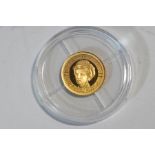 A 585 gold proof Princess Diana commemorative coin