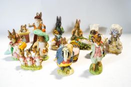 A collection of seventeen Royal Albert Beatrix Potter figures,
