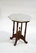 An Edwardian occasional table,