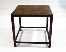 A Chinese hardwood table,