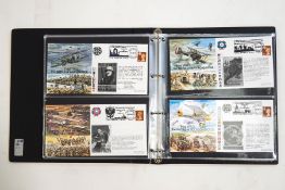 Eight albums of Commemorative RAF Flight covers,