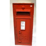 A Royal Mail cast iron post box,