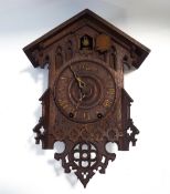 An early 20th century Black Forest cuckoo clock, with eight day movement,