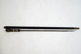 An Anglo-Indian swordstick,