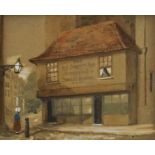 Mary Ellen Edwards (British) 1828-1934 'The Old Curiosity Shop' Watercolour Signed with