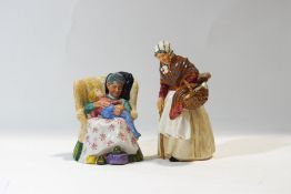 Two Royal Doulton figures : Grandma HN2052 and Sweet Dreams HN2380