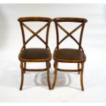 A pair of 20th century bentwood chairs,