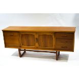 A 1970s teak sideboard,